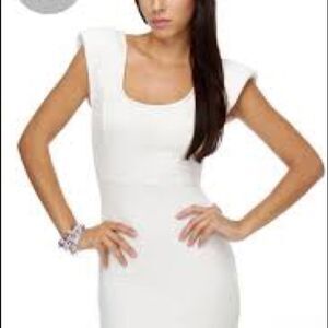 White Guess Bodycon Dress 